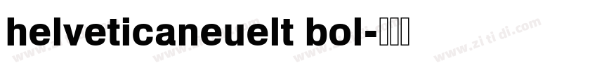 helveticaneuelt bol字体转换